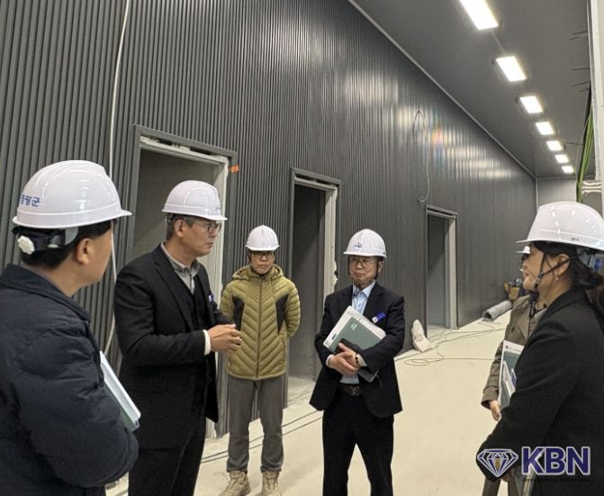 영광군, 미래농업자원육성센터 리모델링 공사 현장 점검